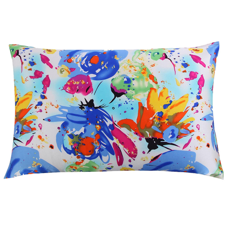 Silk Pillowcase Set - الحرير سستة المخدة 1 قطعة 100%