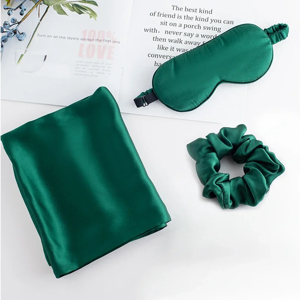 Silk Pillowcase Set - طقم غطاء وسادة من الحرير الطبيعي