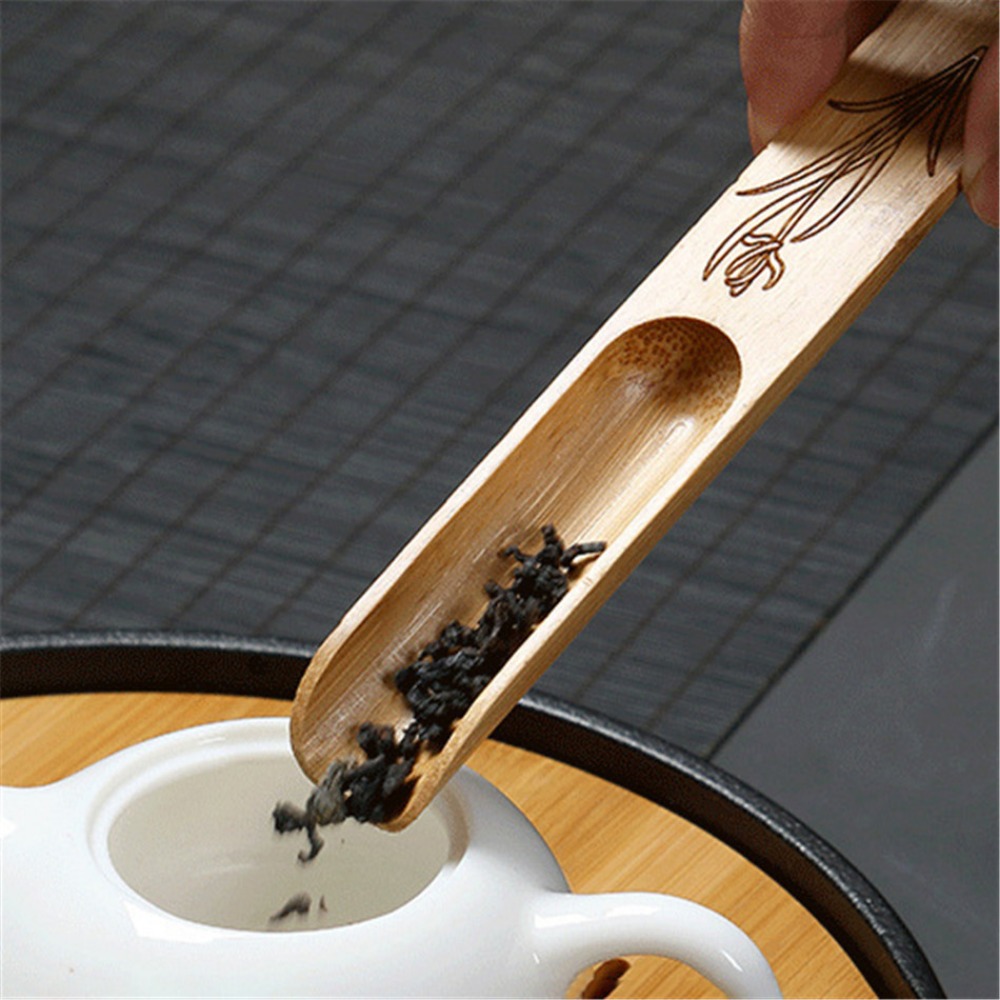 Bamboo Cutlery Set - ملعقة شاي من الخيزران الطبيعي ،