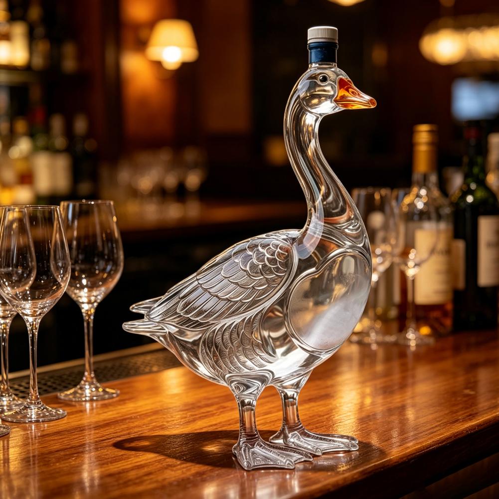 Glass Decanter Whiskey - زجاجة نبيذ زجاجية على شكل طائر