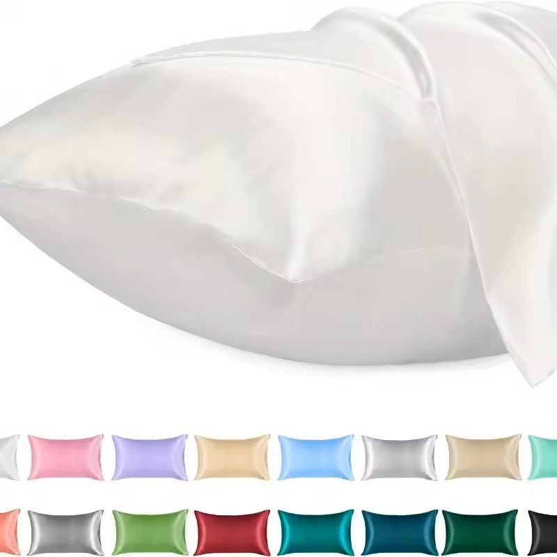 Silk Pillowcase Set - غطاء وسادة من الساتان للشعر مشابه