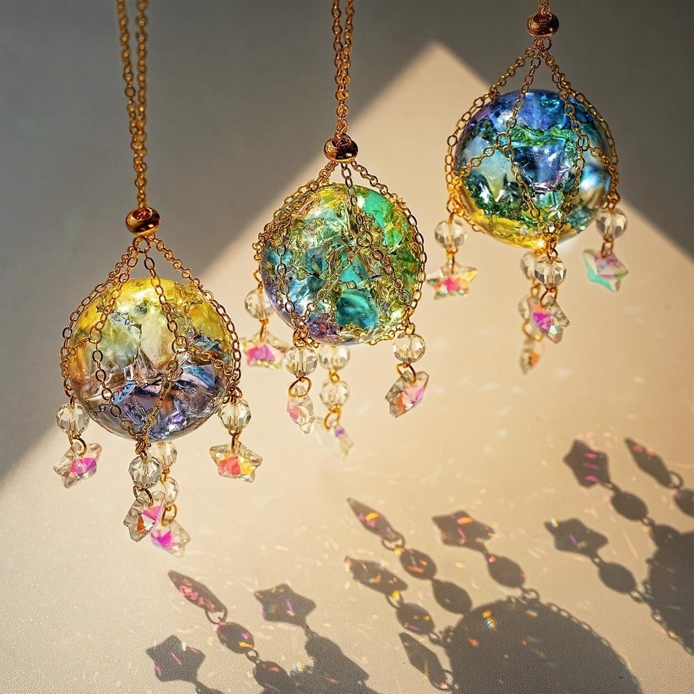 مصيدة شمس كروية شفافة من الكري - مراجعة Crystal Ball Decor وسعره