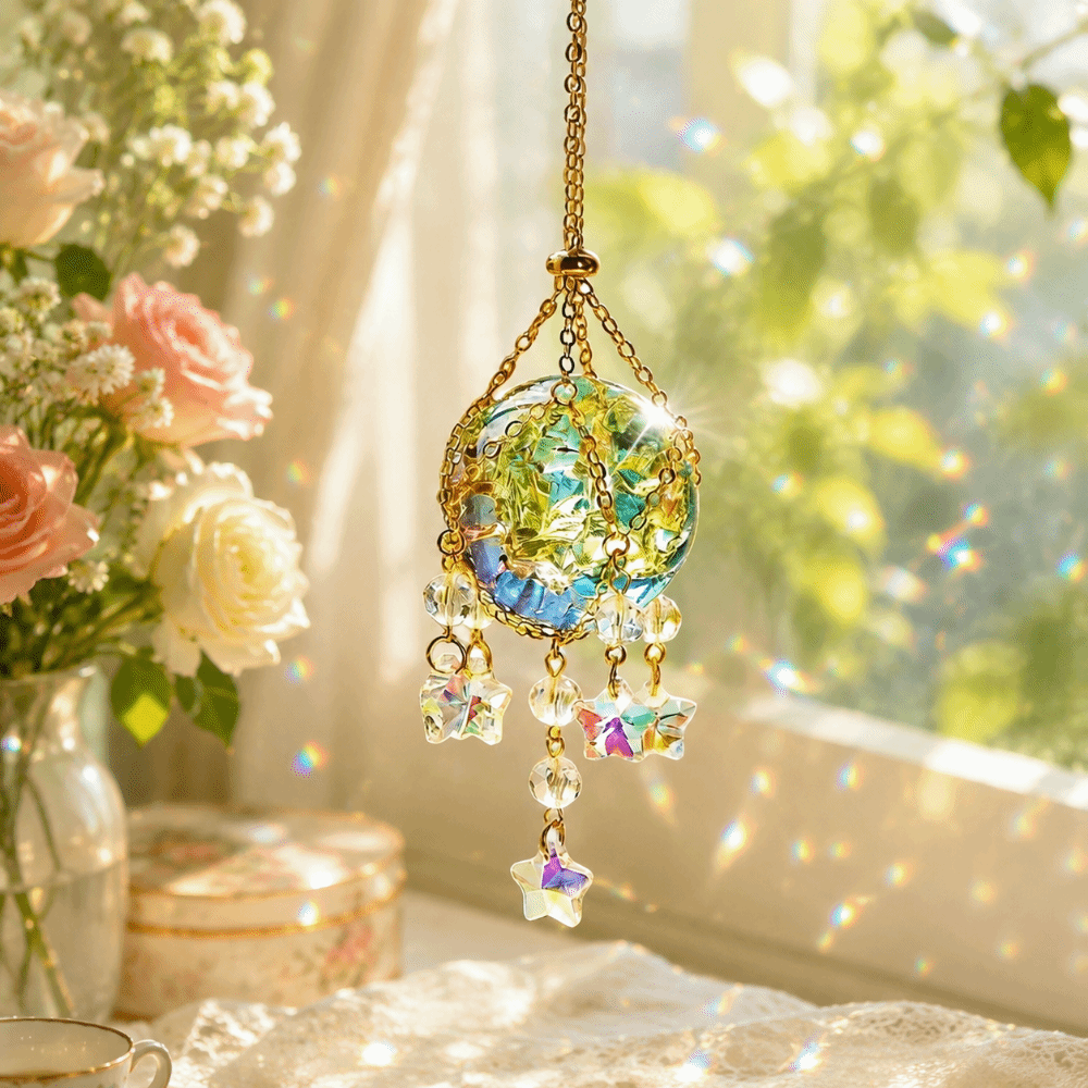 مصيدة شمس كروية شفافة من الكري - مراجعة Crystal Ball Decor وسعره