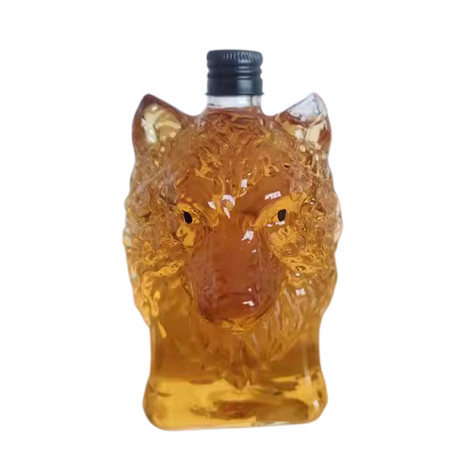 الذئب الفن تمثال زجاجة النبيذ  - مراجعة Glass Decanter Whiskey وسعره