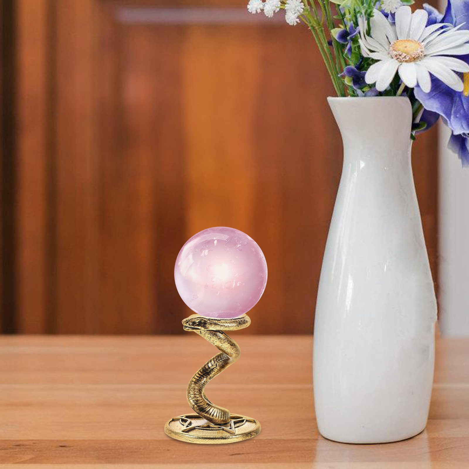 حامل كرات كريستالية معدني من س - مراجعة Crystal Ball Decor وسعره