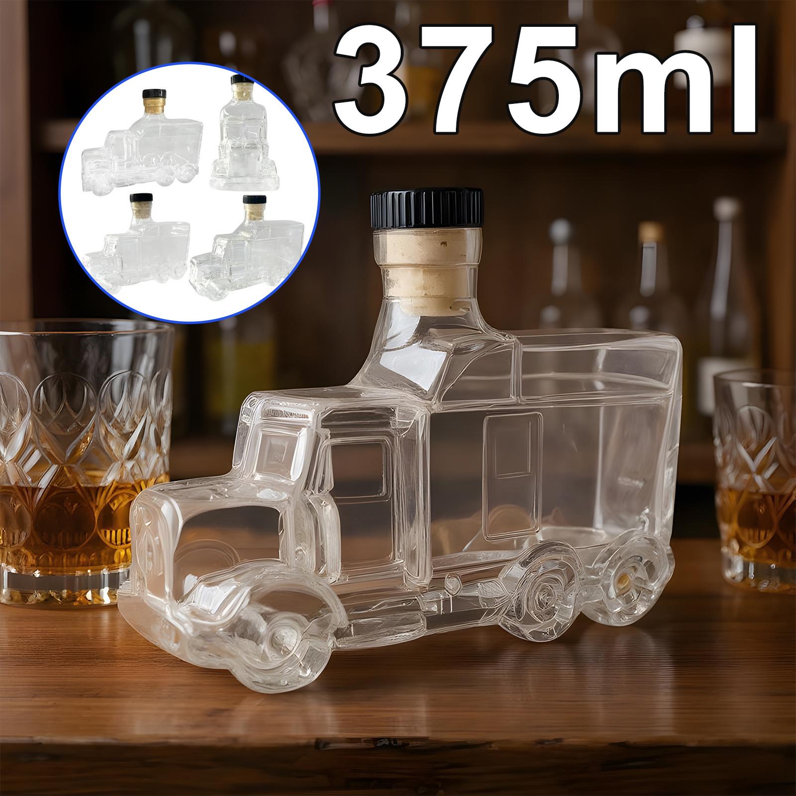 مضحك ويسكي الزجاج الدورق 375 م - مراجعة Glass Decanter Whiskey وسعره