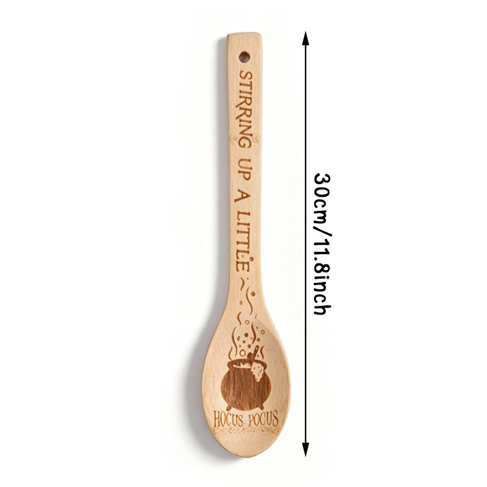 ملاعق خيزران منقوشة بتصميم الس - مراجعة Bamboo Cutlery Set وسعره
