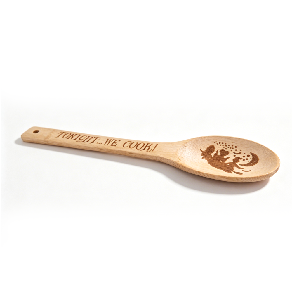 ملاعق خيزران منقوشة بتصميم الس - مراجعة Bamboo Cutlery Set وسعره