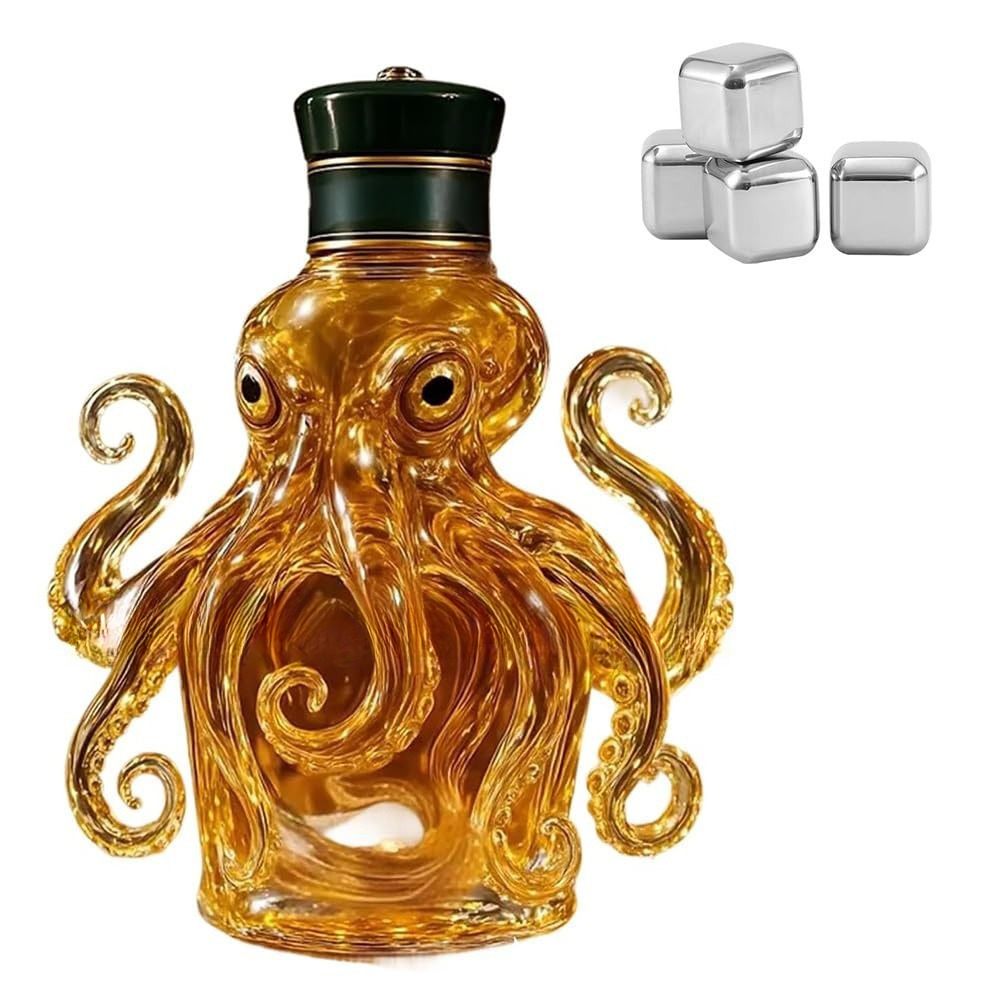 قارورة ويسكي زجاجية بتصميم أخط - مراجعة Glass Decanter Whiskey وسعره