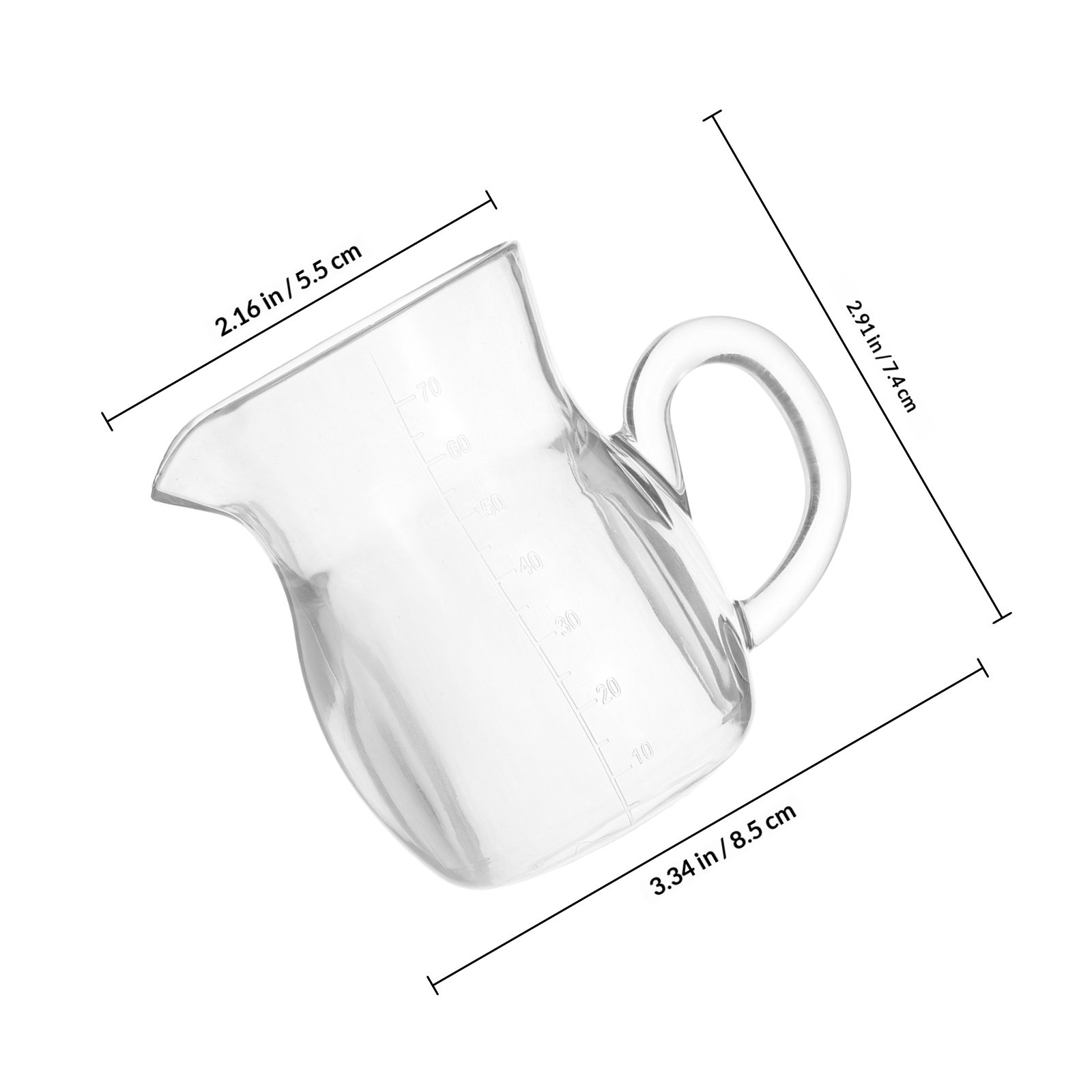 إبريق نبيذ شفاف محمول سعة 70 م - مراجعة Glass Decanter Whiskey وسعره