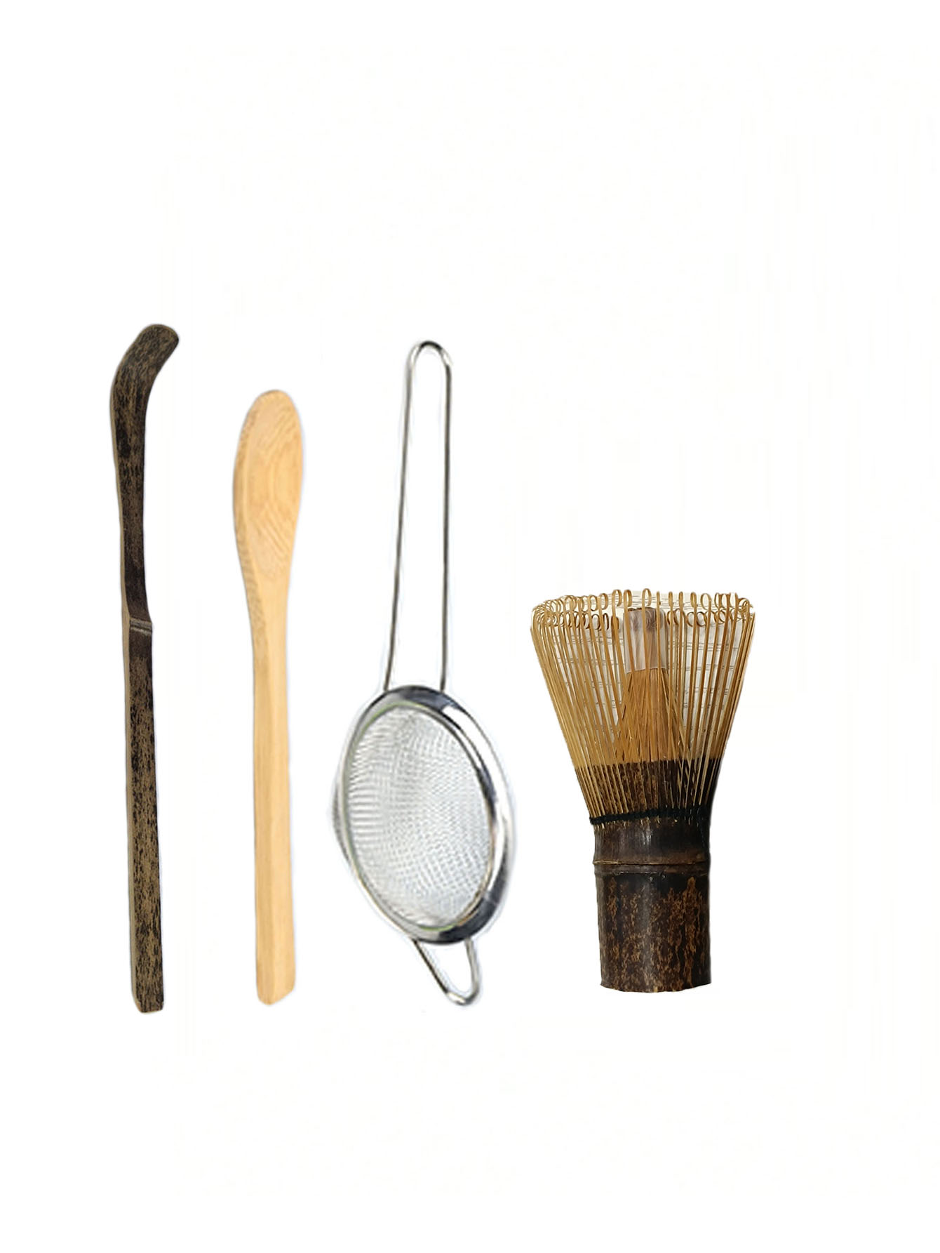 2/4 قطع من أدوات تحضير الشاي:  - مراجعة Bamboo Cutlery Set وسعره