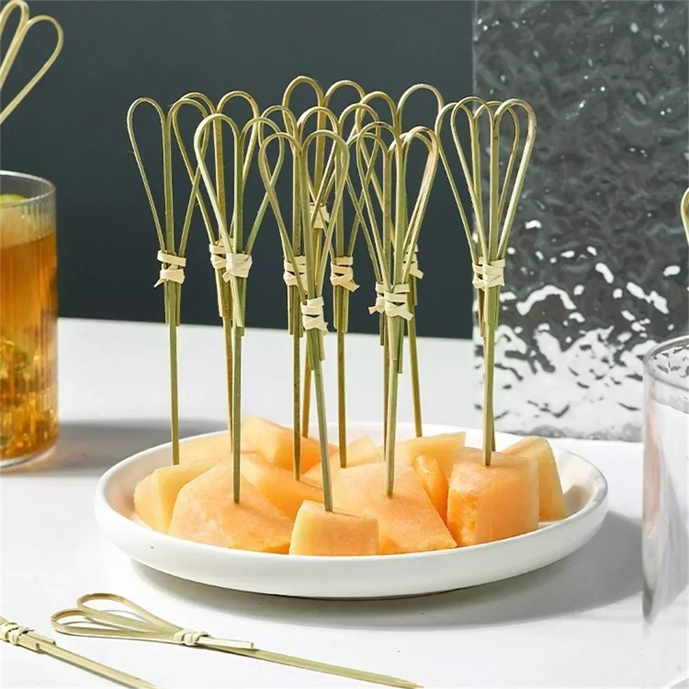 أعواد فواكه الخيزران القابلة ل - مراجعة Bamboo Cutlery Set وسعره
