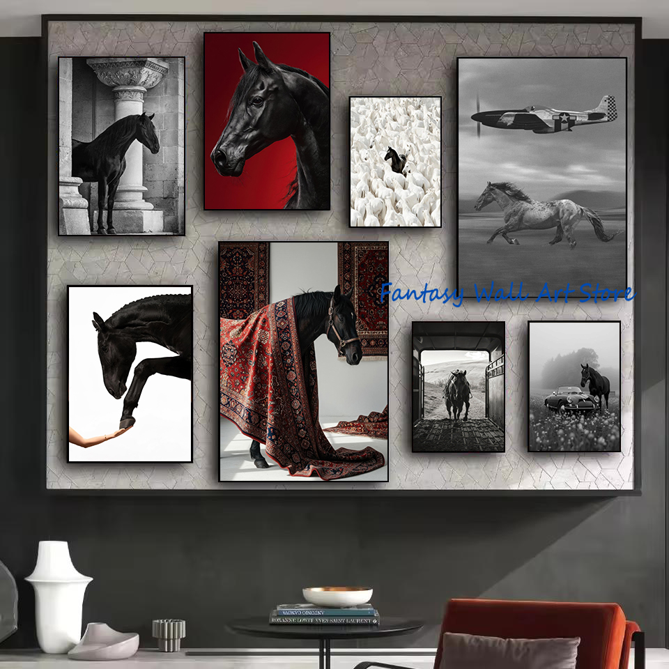 صور خيول سوداء فاخرة بتصميم عت - مراجعة Luxury Lifestyle Japan وسعره