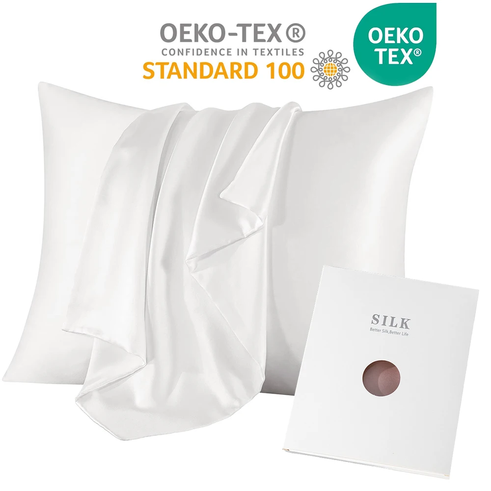 غطاء وسادة من الحرير الطبيعي ا - مراجعة Silk Pillowcase Set وسعره
