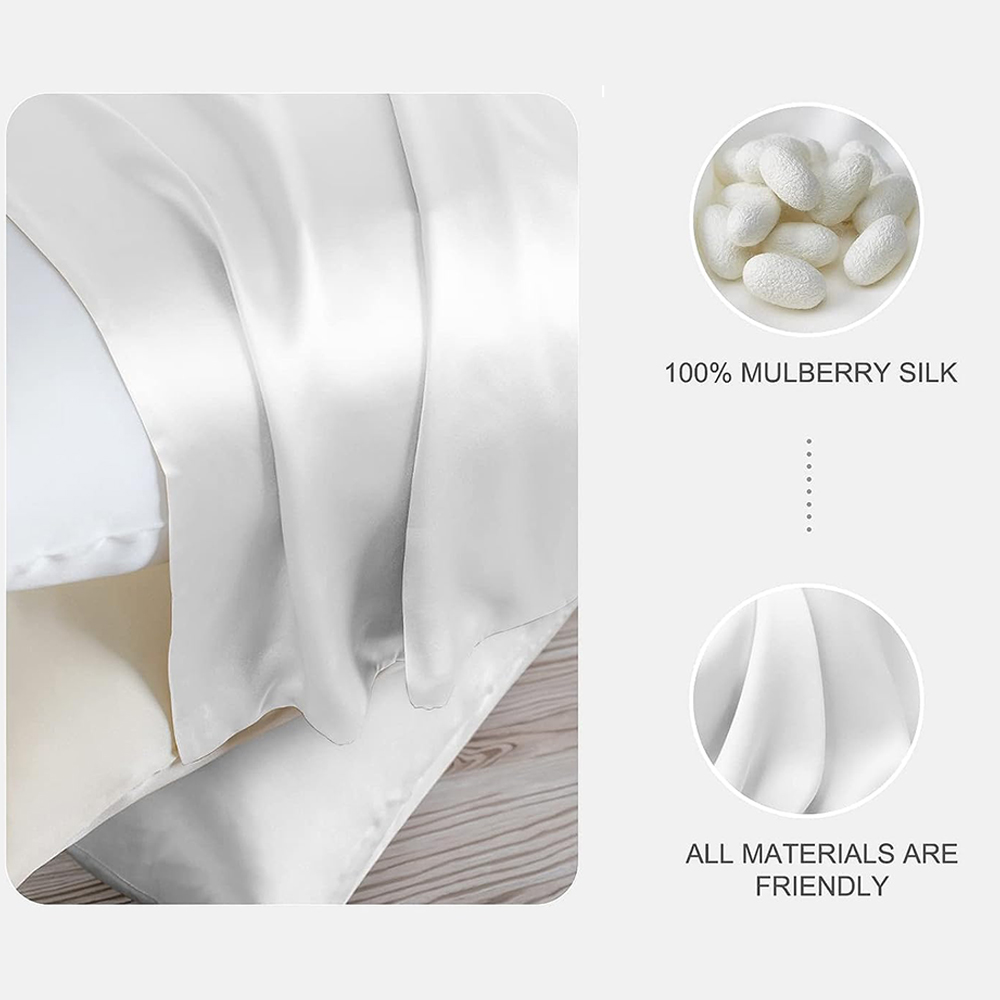 غطاء وسادة من الحرير الطبيعي ا - مراجعة Silk Pillowcase Set وسعره