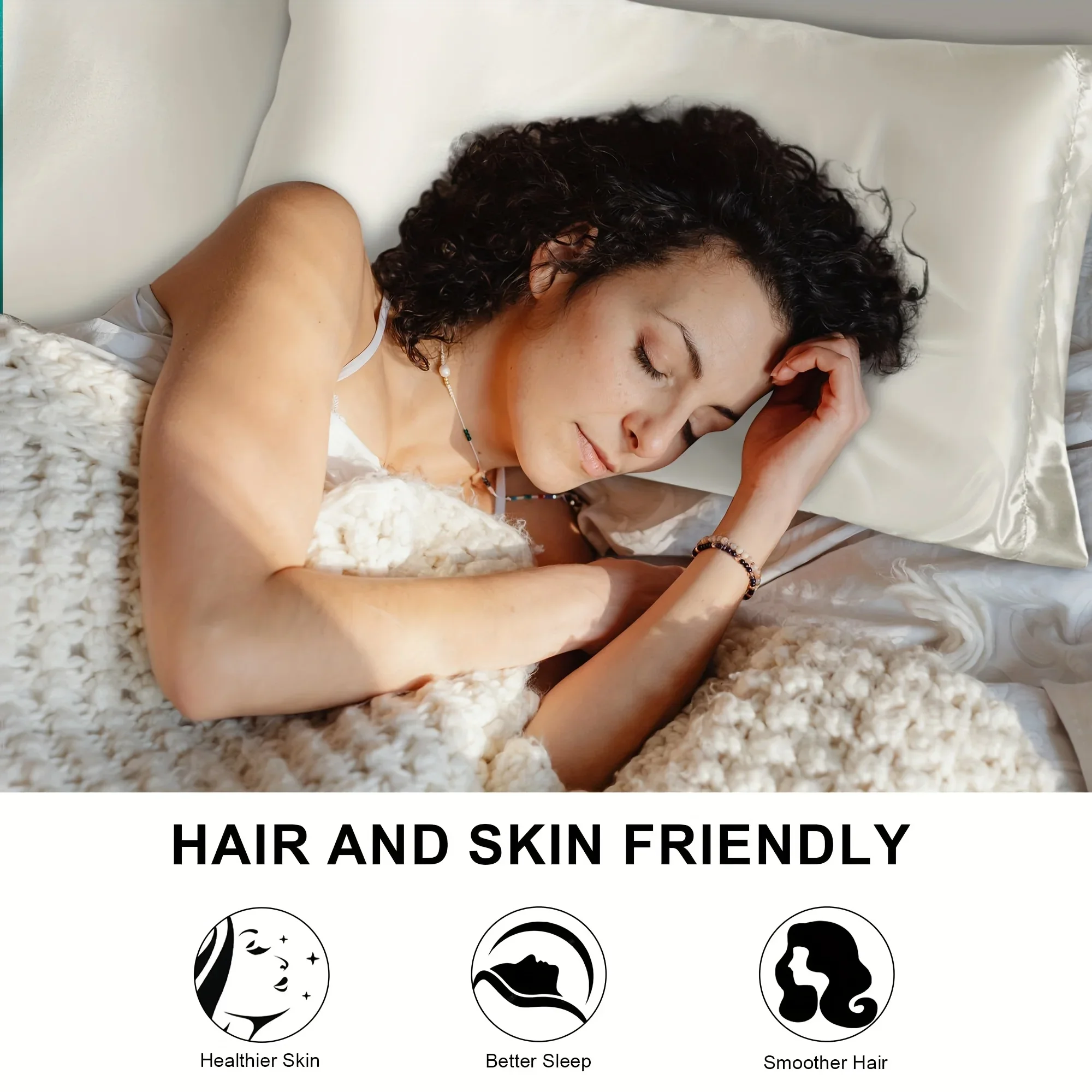 قطعتان من كيس وسادة مغلف من ال - مراجعة Silk Pillowcase Set وسعره