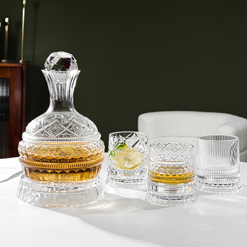 مجموعة إناء النبيذ الكريستالية - مراجعة Glass Decanter Whiskey وسعره
