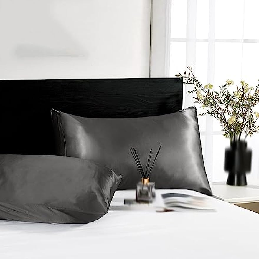 قطعتان من أغطية الوسائد المصنو - مراجعة Silk Pillowcase Set وسعره
