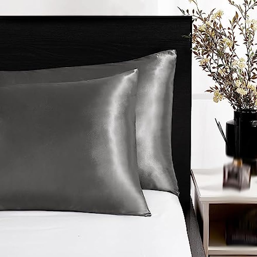 قطعتان من أغطية الوسائد المصنو - مراجعة Silk Pillowcase Set وسعره