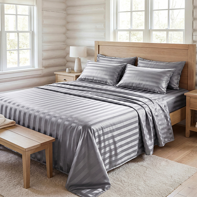 طقم ملاءات سرير ساتان مقاوم لل - مراجعة Silk Pillowcase Set وسعره
