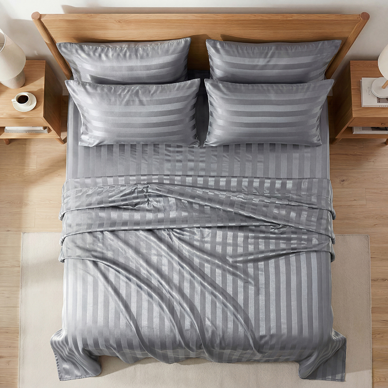 طقم ملاءات سرير ساتان مقاوم لل - مراجعة Silk Pillowcase Set وسعره