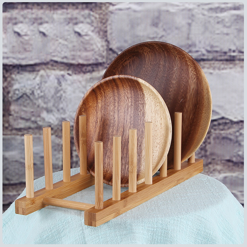 المطبخ تجفيف رف طبق غطاء وعاء  - مراجعة Bamboo Cutlery Set وسعره
