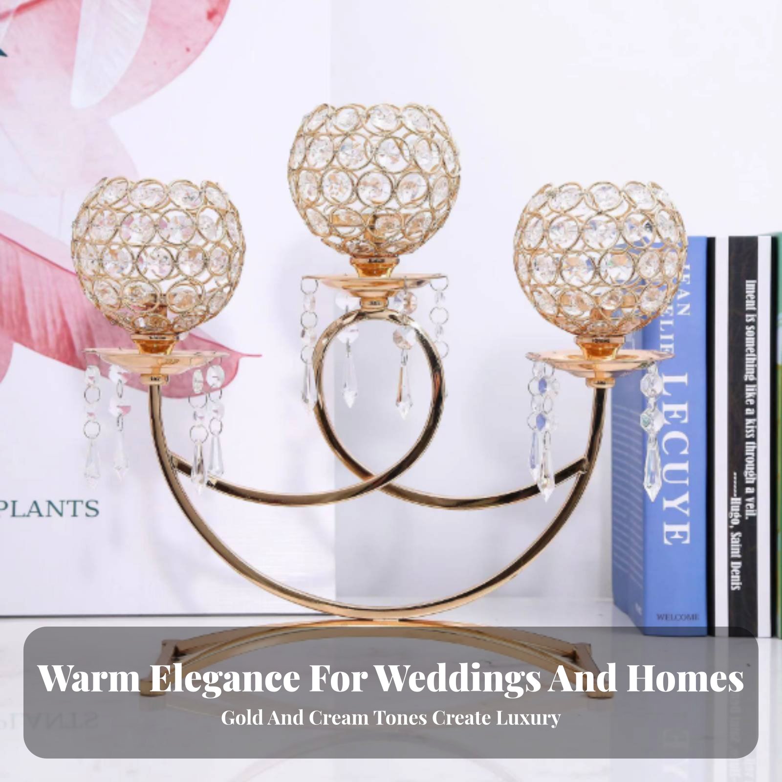 حامل شموع معدني عتيق الطراز، ح - مراجعة Crystal Ball Decor وسعره