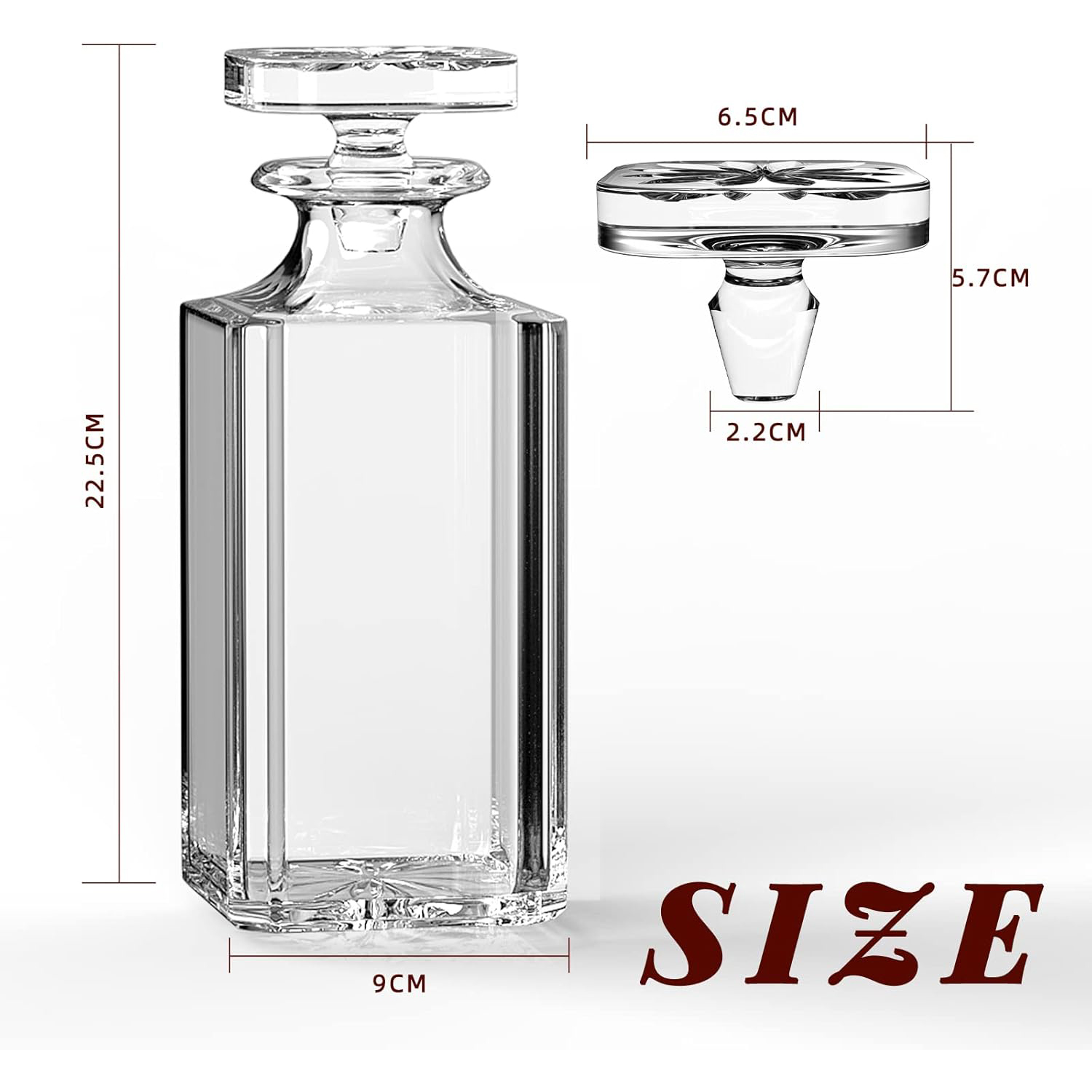 دورق زجاجي - دورق ويسكي للنبيذ - مراجعة Glass Decanter Whiskey وسعره