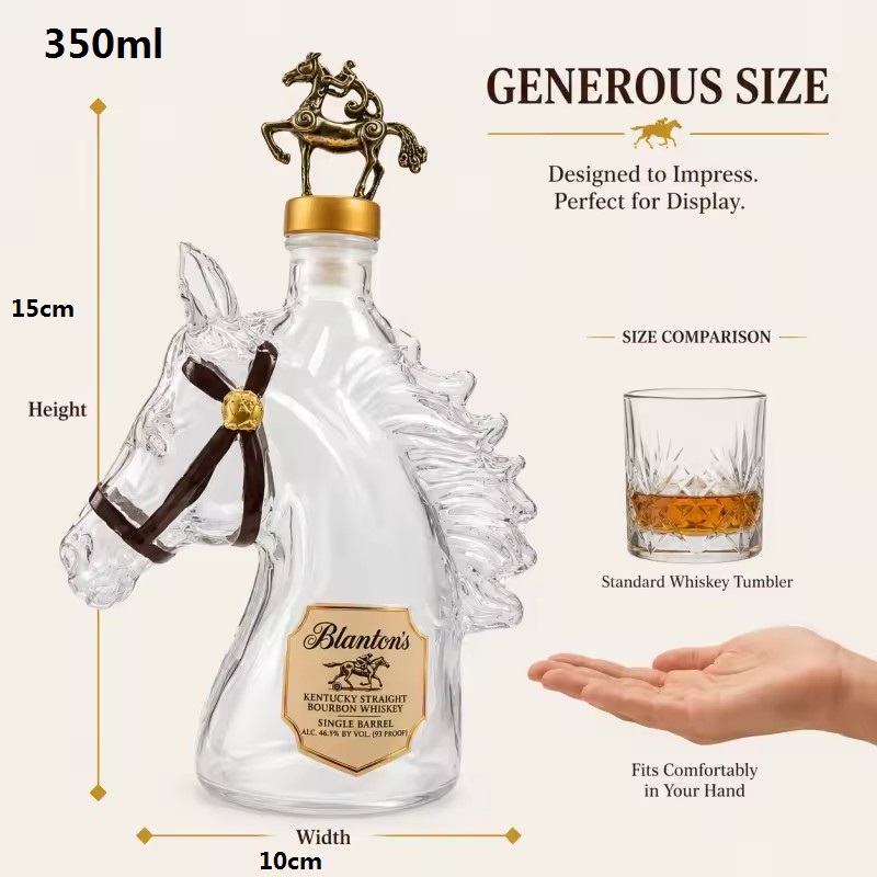 قارورة ويسكي زجاجية على شكل حص - مراجعة Glass Decanter Whiskey وسعره